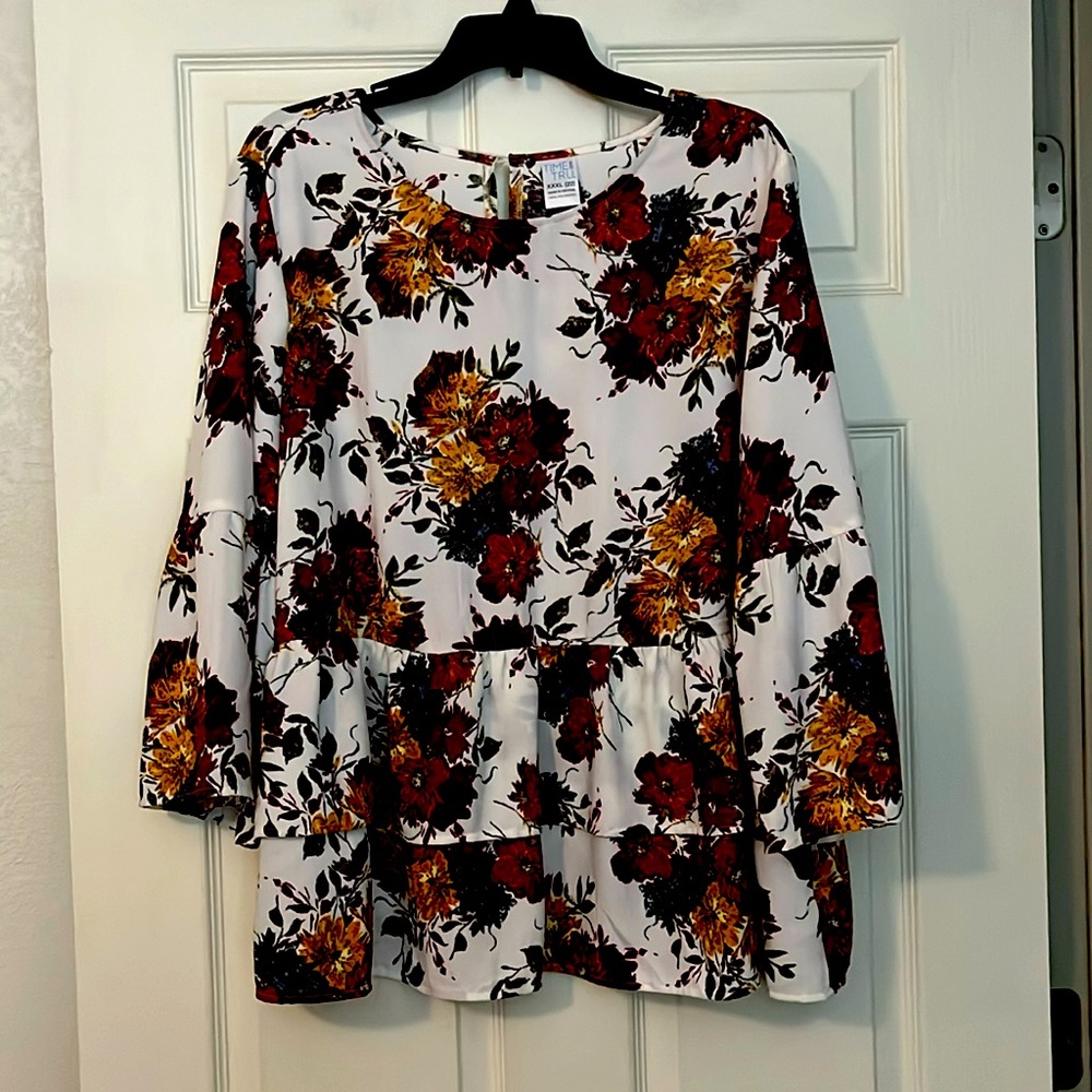 NWOT WOMEN’S PLUS SIZE PEPLUM TOP : SIZE 22